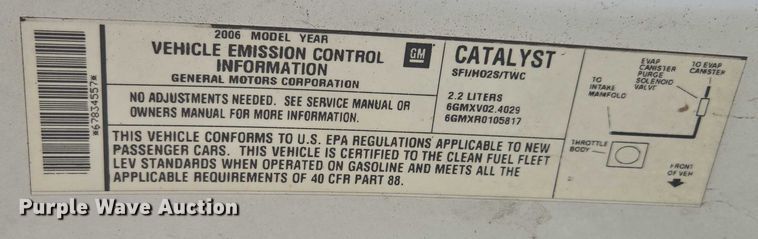 image for item DS4316 2006 Chevrolet Cobalt 