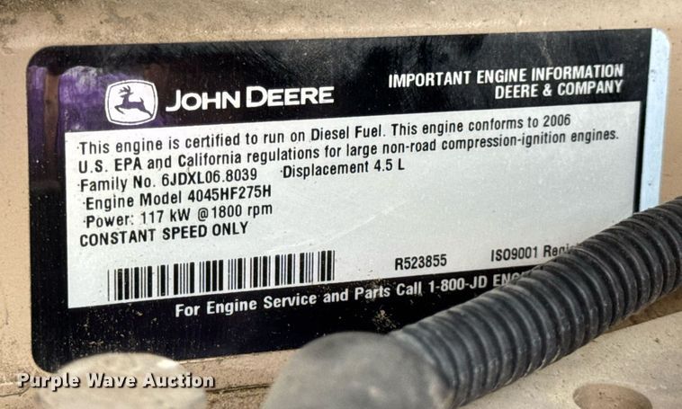 image for item DV4176 Generac SD0080-G364.5D18EPYYC generator