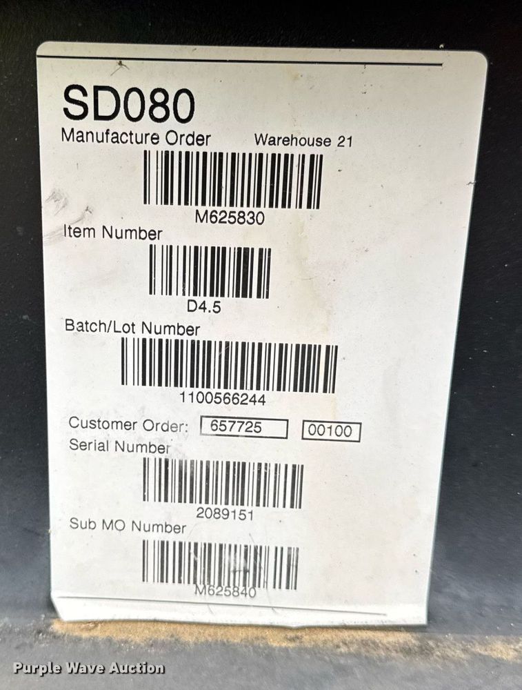 image for item DV4176 Generac SD0080-G364.5D18EPYYC generator