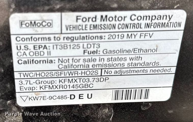 image for item DW3431 2019 Ford Explorer Police Interceptor SUV