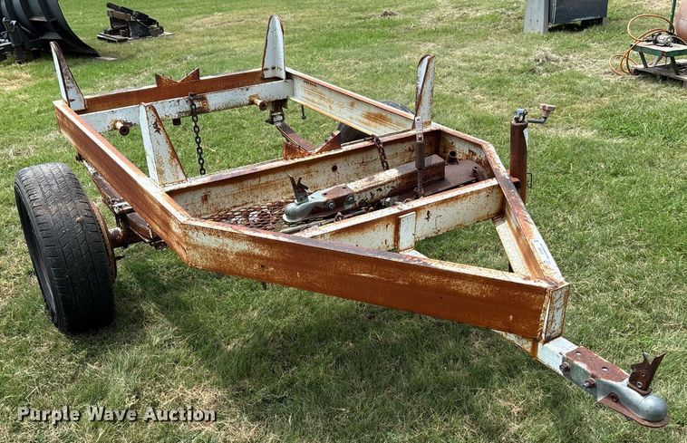 image for item DY0368 Shop built pipe trailer