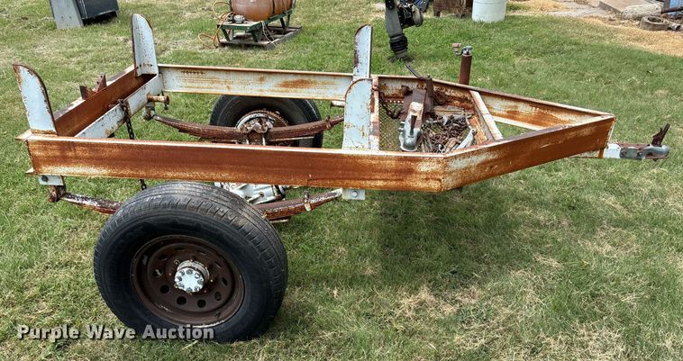 image for item DY0368 Shop built pipe trailer