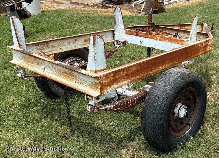 image for item DY0368 Shop built pipe trailer