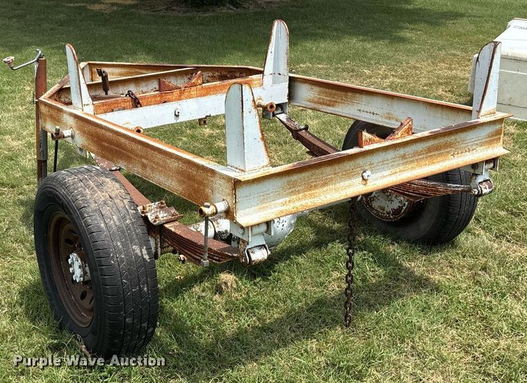 image for item DY0368 Shop built pipe trailer