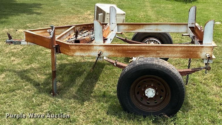 image for item DY0368 Shop built pipe trailer