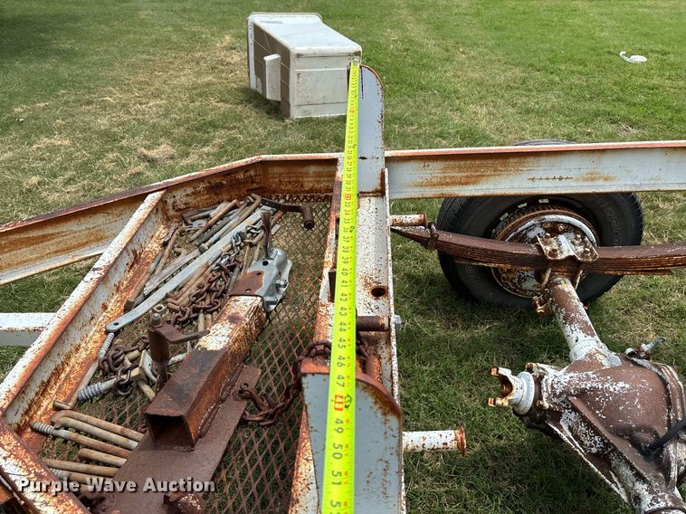 image for item DY0368 Shop built pipe trailer