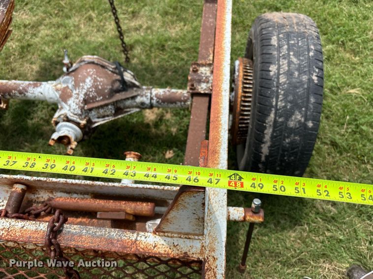 image for item DY0368 Shop built pipe trailer