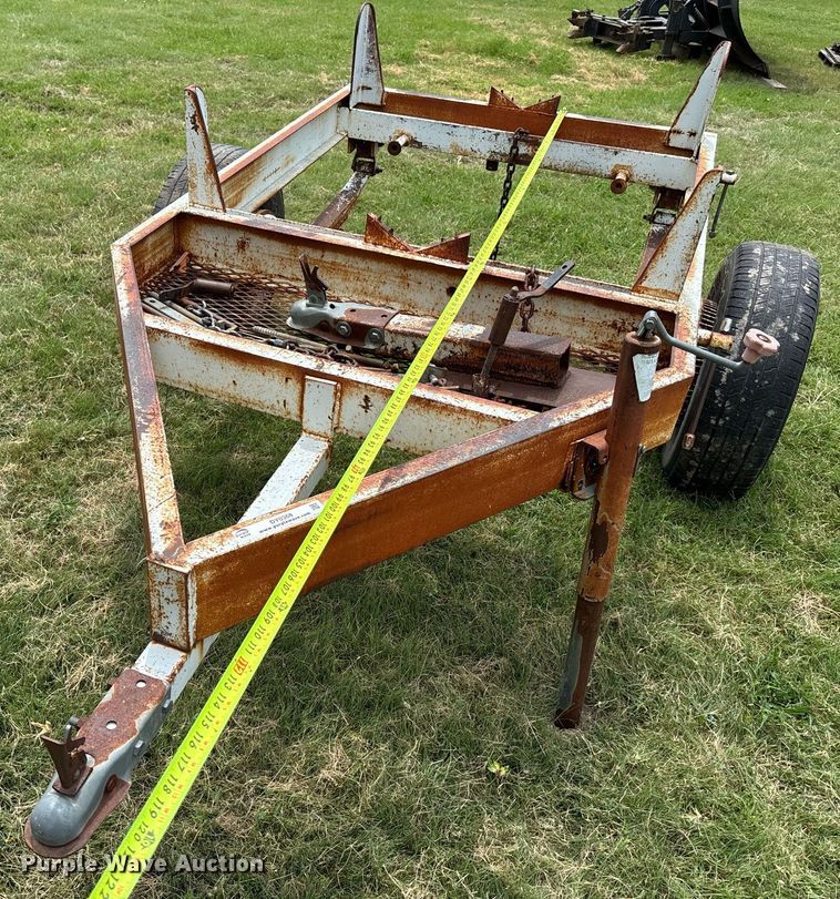 image for item DY0368 Shop built pipe trailer