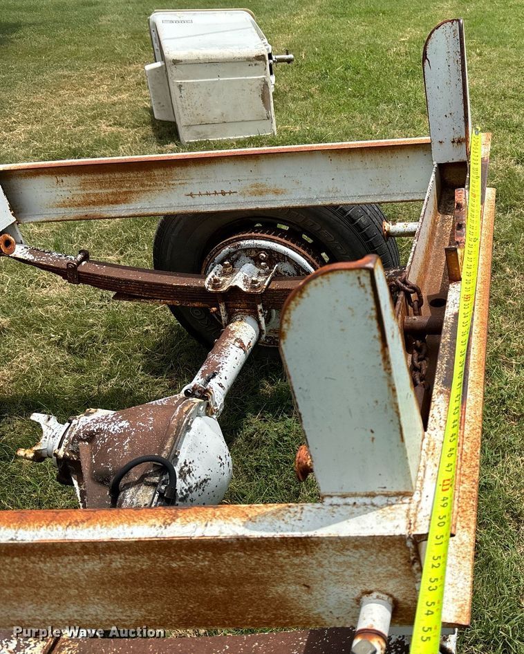 image for item DY0368 Shop built pipe trailer