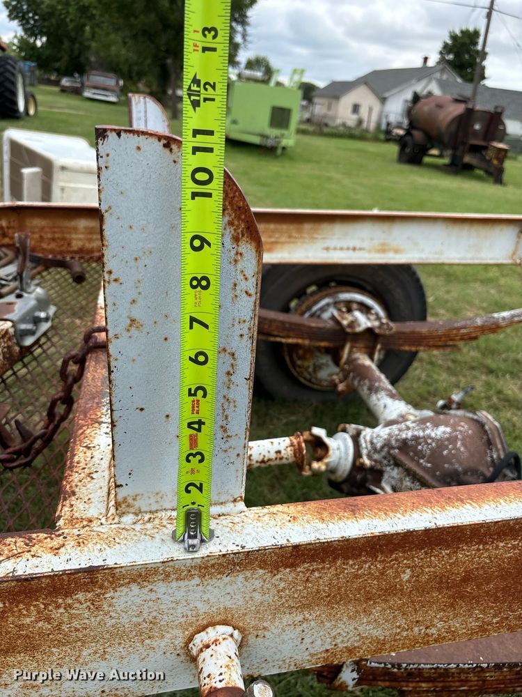 image for item DY0368 Shop built pipe trailer