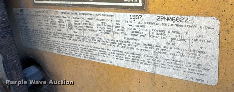 image for item DY0396 1998 Ford LTA9000 dump truck