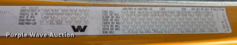 image for item DY0397 2014 Western Star 4700SB dump truck