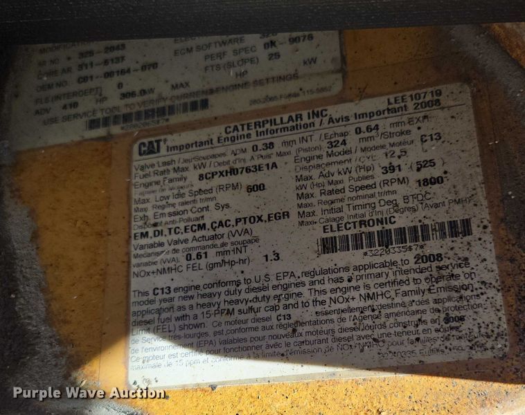 image for item DY0403 2008 Sterling L-Line dump truck