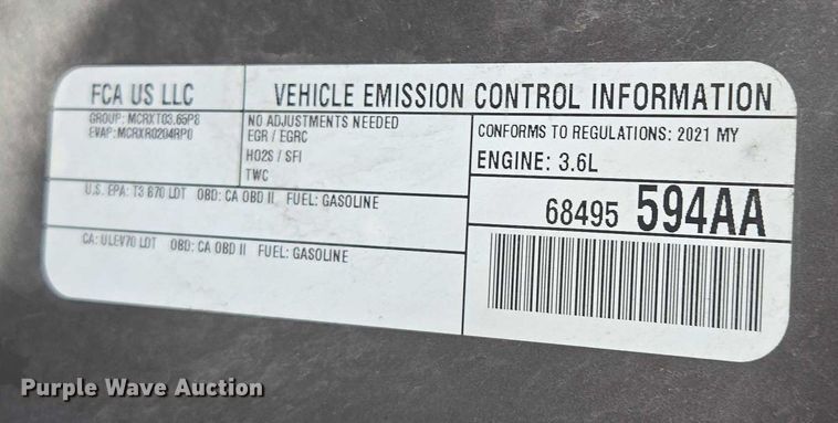 image for item DY0419 2021 Dodge Durango SUV