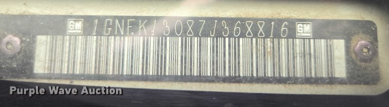 image for item DY0973 2007 Chevrolet Tahoe SUV