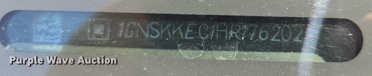 image for item DY0990 2017 Chevrolet Suburban SUV