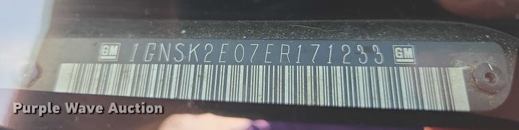 image for item DY0992 2014 Chevrolet Tahoe Police SUV