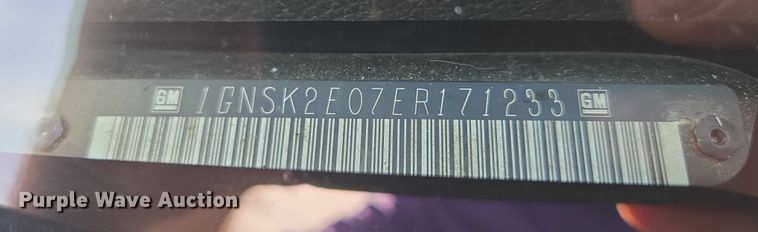 image for item DY0992 2014 Chevrolet Tahoe Police SUV