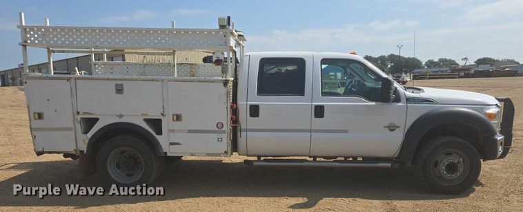 image for item DY1083 2015 Ford F450 Crew Cab utility / service truck