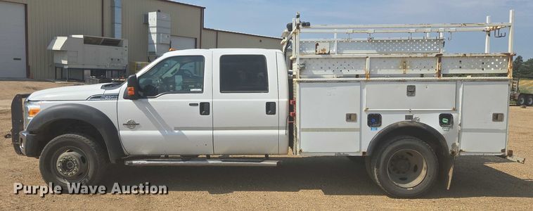 image for item DY1083 2015 Ford F450 Crew Cab utility / service truck