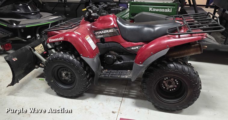 image for item DZ6074 2010 Kawasaki Prairie 360 ATV