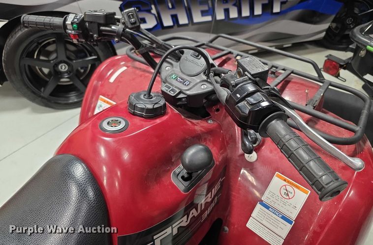 image for item DZ6074 2010 Kawasaki Prairie 360 ATV