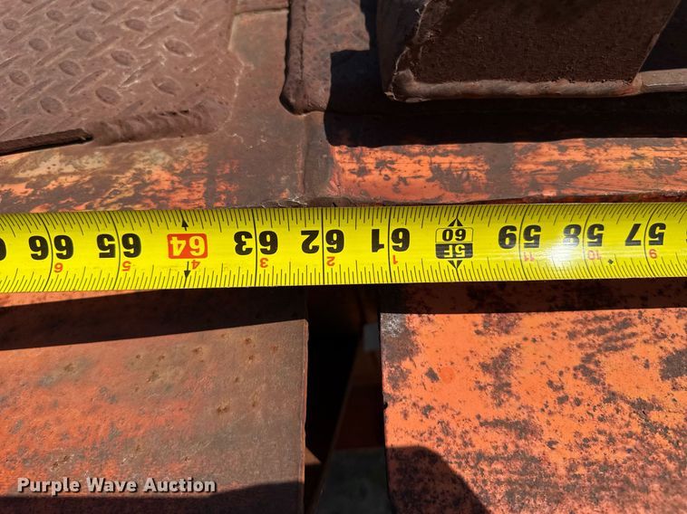 image for item DZ8532 1987 Trail King TK80-4560 drop deck equipment trailer