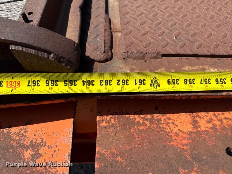 image for item DZ8532 1987 Trail King TK80-4560 drop deck equipment trailer