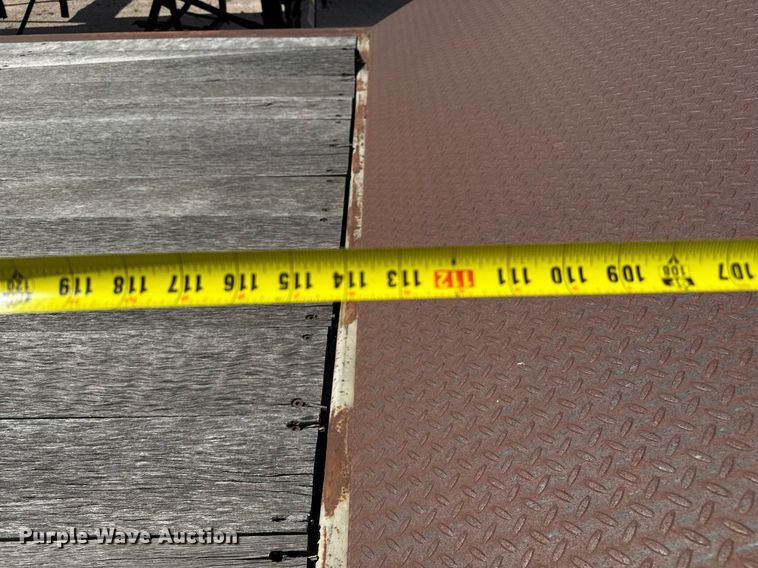 image for item DZ8532 1987 Trail King TK80-4560 drop deck equipment trailer