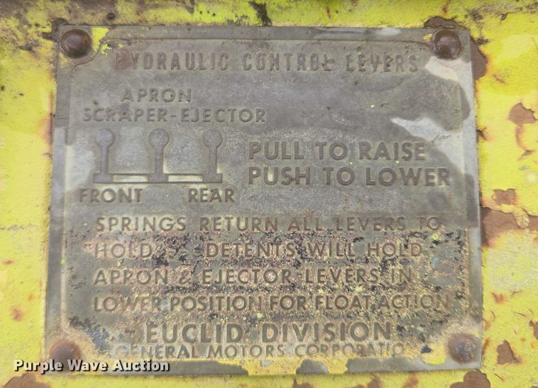 image for item EB0973 1968 Terex TS-14 scraper