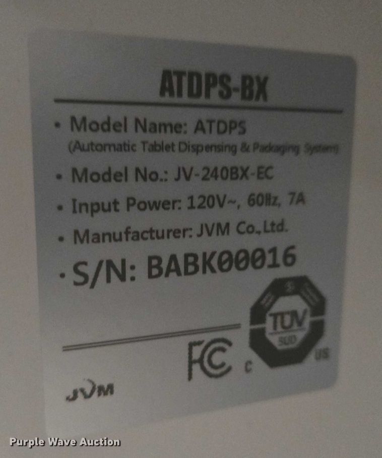 image for item EB0989 InSite JV-240BX6-EC medication dispenser 