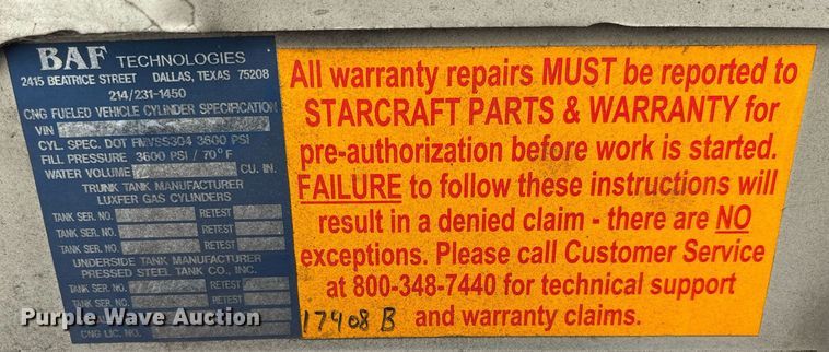 image for item EC1094 2009 Starcraft Ford E450 Super Duty shuttle bus