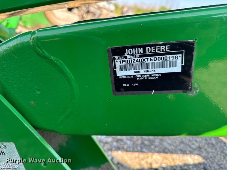 image for item ED1474 2014 John Deere 5100E MFWD tractor