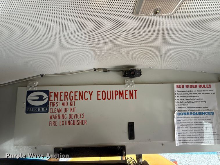 image for item ED4423 2014 Blue Bird Vision school bus