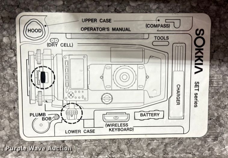 image for item ED4433 Sokkia  Set530R  surveying equipment