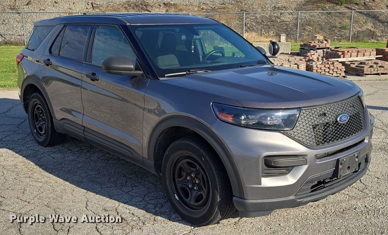 image for item EF1725 2020 Ford Explorer Police Interceptor SUV