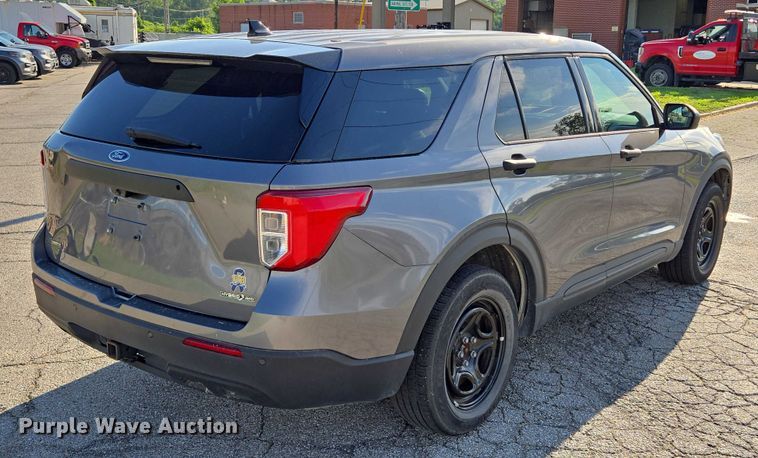 image for item EF1725 2020 Ford Explorer Police Interceptor SUV
