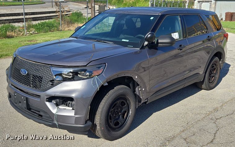 image for item EF1727 2021 Ford Explorer Police Interceptor SUV