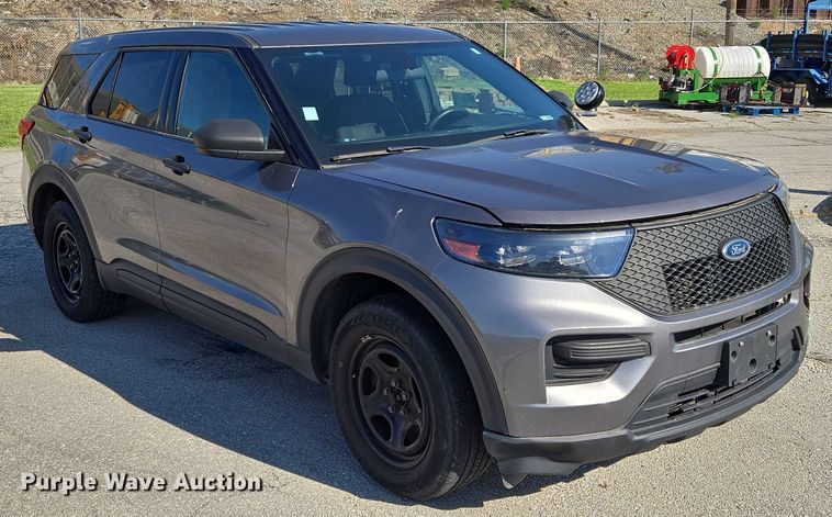 image for item EF1727 2021 Ford Explorer Police Interceptor SUV