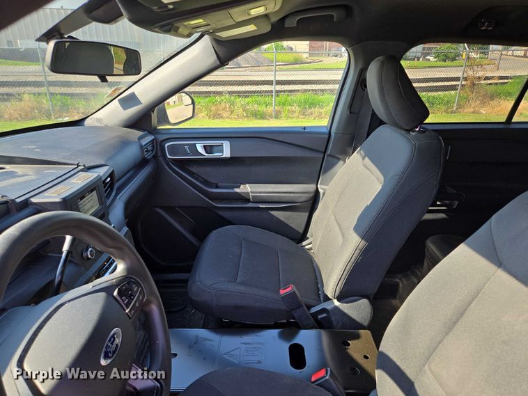 image for item EF1727 2021 Ford Explorer Police Interceptor SUV