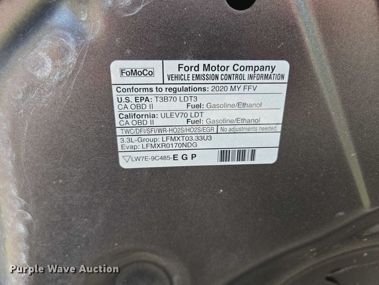 image for item EF1728 2020 Ford Explorer Police Interceptor SUV