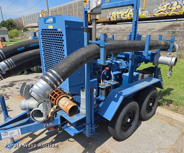 image for item EF1729 2005 Thompson pump trailer