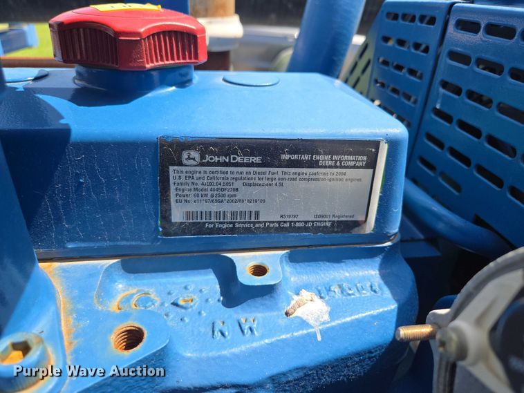 image for item EF1729 2005 Thompson pump trailer