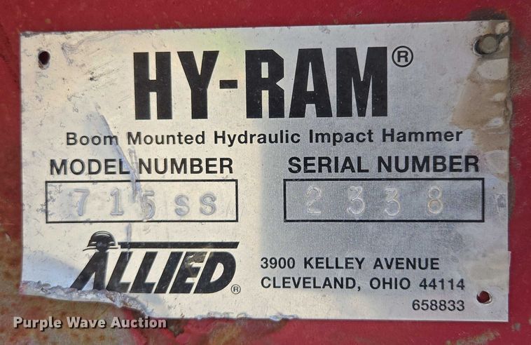 image for item EF1734 Allied 715SS skid steer breaker