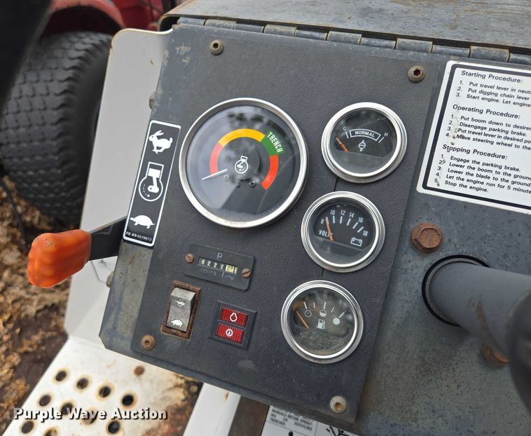 image for item EF1895 1990 Bobcat 3022 trencher