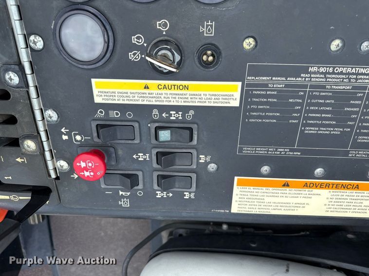 image for item EF1896 2006 Jacobson HR9016 lawn mower