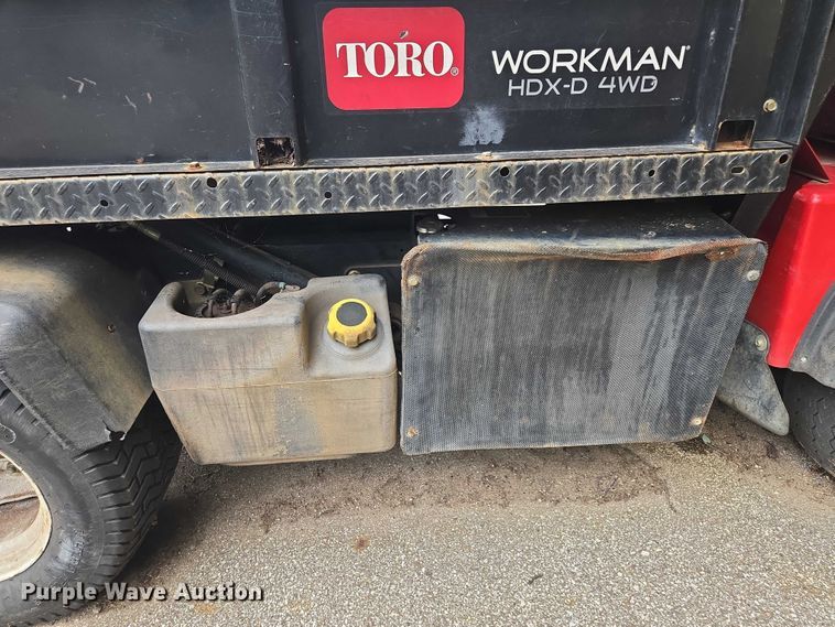 image for item EF1908 2015 Toro Workman HDX-D utility vehicle