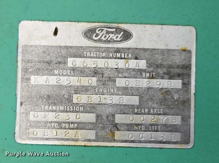 image for item EF1910 1980 Ford 4100 tractor