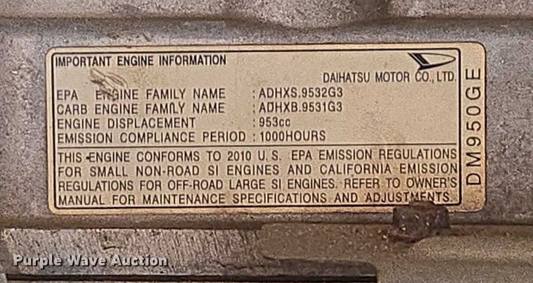 image for item EF1912 Toro Workman utility vehicle