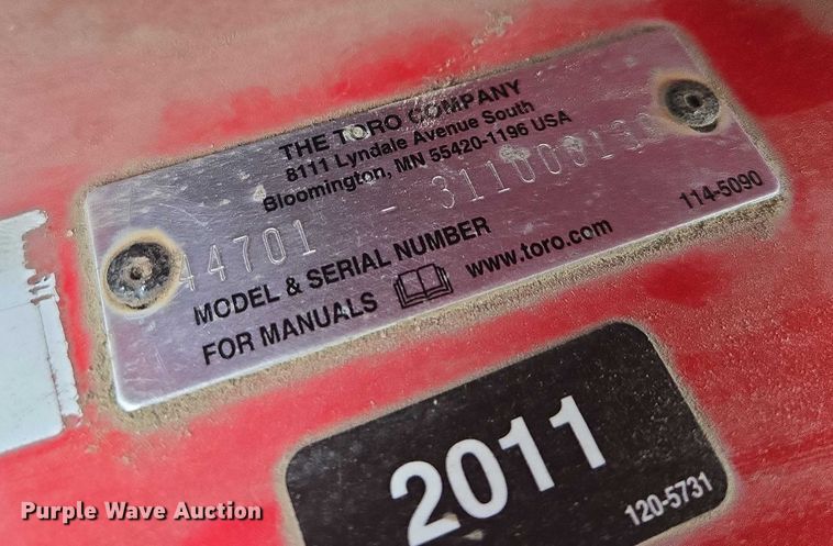 image for item EF1912 Toro Workman utility vehicle